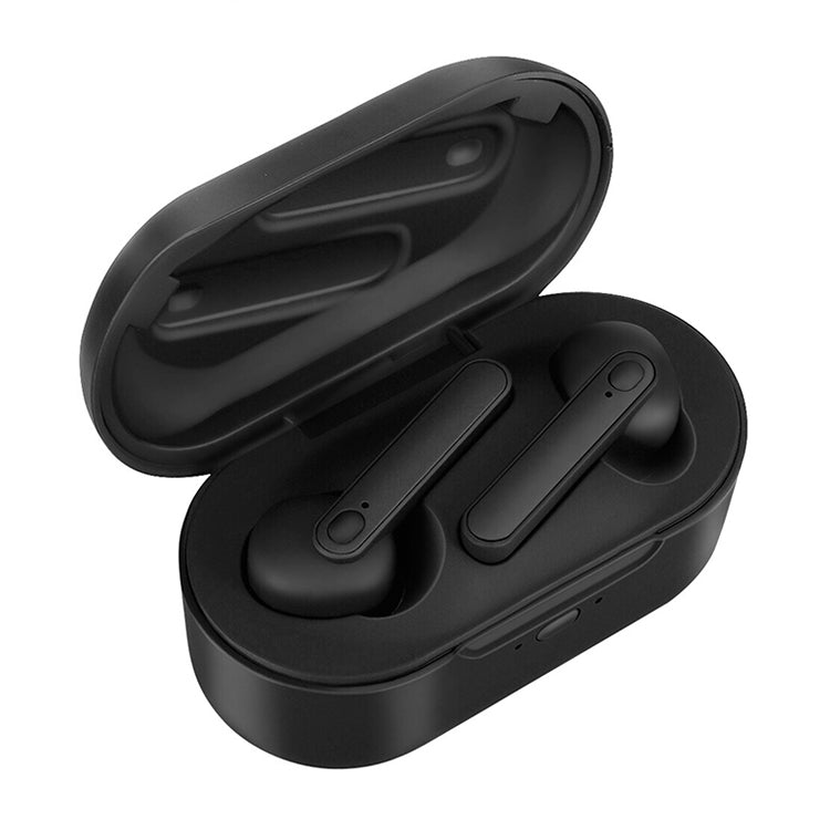 Écouteurs sans fil Bluetooth 5.0 étanches IPX DT-5 avec boîtier de charge magnétique, prise en charge des appels et fonction Power Bank.